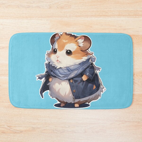 Item preview, Adorable Golden Hamster Cartoon Sticker designed and sold by PaintbrushPlace.