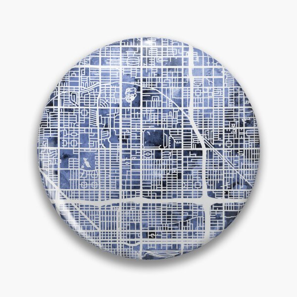 Artikelvorschau, Stadtplan von Phoenix, Arizona entworfen und verkauft von ArtPrints.