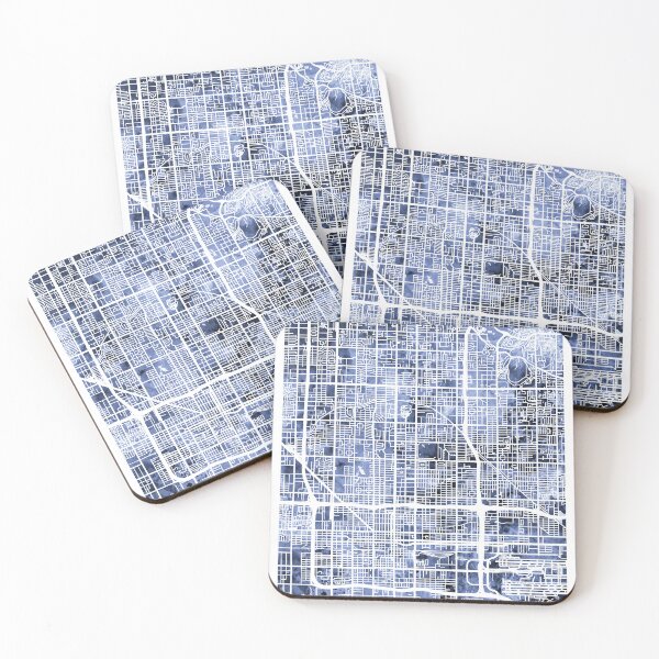 Item preview, Phoenix Arizona City Map designed and sold by ArtPrints.