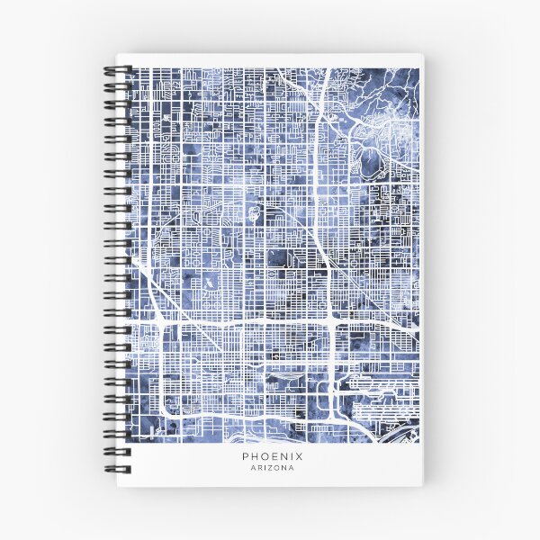 Item preview, Phoenix Arizona City Map designed and sold by ArtPrints.