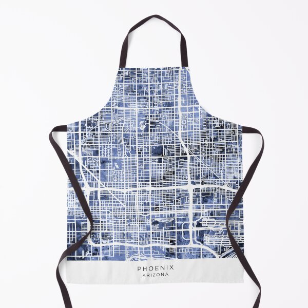 Item preview, Phoenix Arizona City Map designed and sold by ArtPrints.