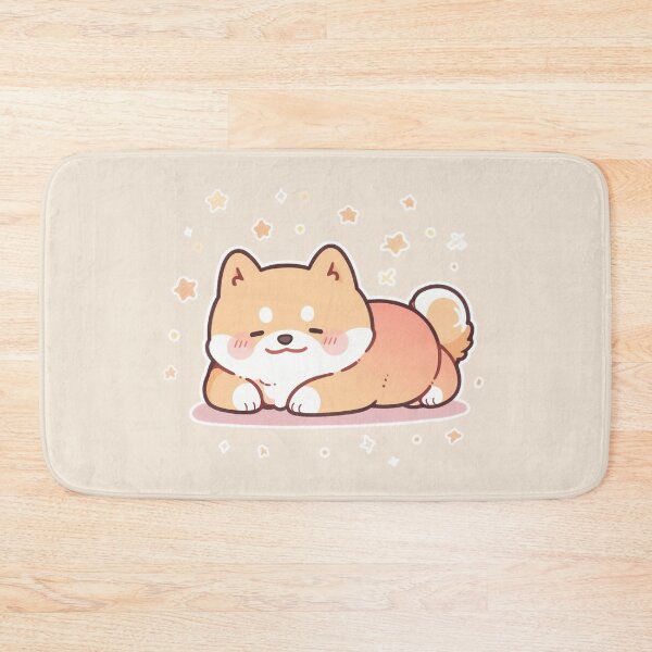 Item preview, Sleeping Anime Shiba Inu In Kawaii Japanese Aesthetic designed and sold by RibbitFans101.
