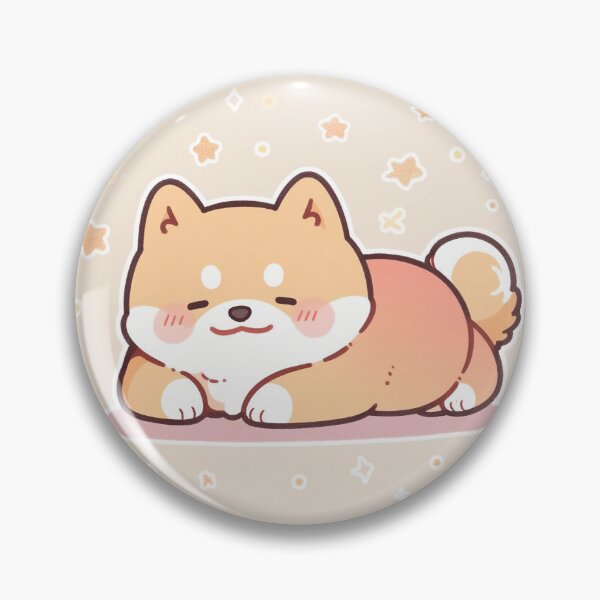 Item preview, Sleeping Anime Shiba Inu In Kawaii Japanese Aesthetic designed and sold by RibbitFans101.