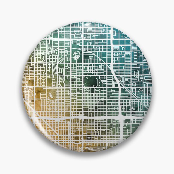 Artikelvorschau, Stadtplan von Phoenix, Arizona entworfen und verkauft von ArtPrints.