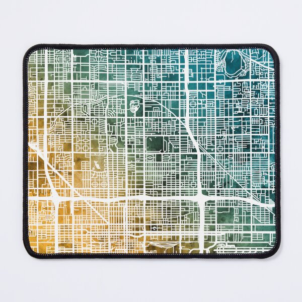 Item preview, Phoenix Arizona City Map designed and sold by ArtPrints.