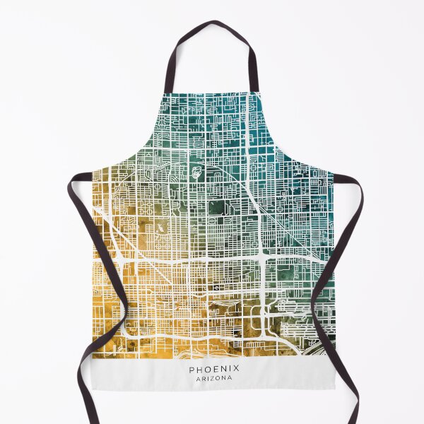 Item preview, Phoenix Arizona City Map designed and sold by ArtPrints.