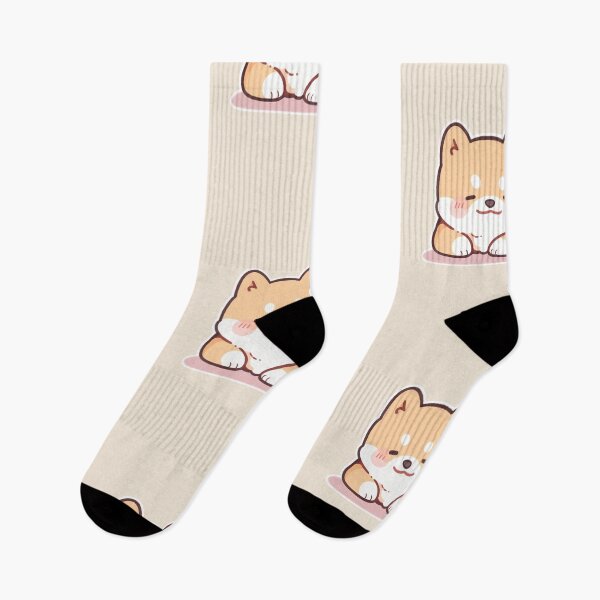 Item preview, Sleeping Anime Shiba Inu In Kawaii Japanese Aesthetic designed and sold by RibbitFans101.