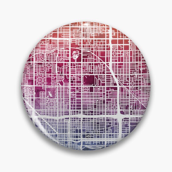 Artikelvorschau, Stadtplan von Phoenix, Arizona entworfen und verkauft von ArtPrints.