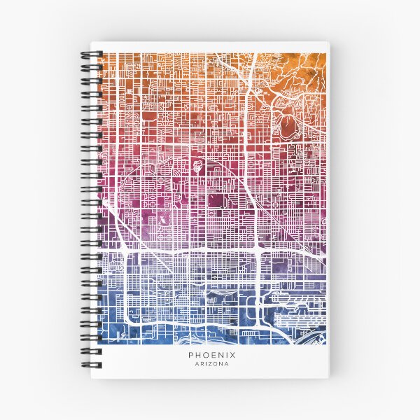 Item preview, Phoenix Arizona City Map designed and sold by ArtPrints.