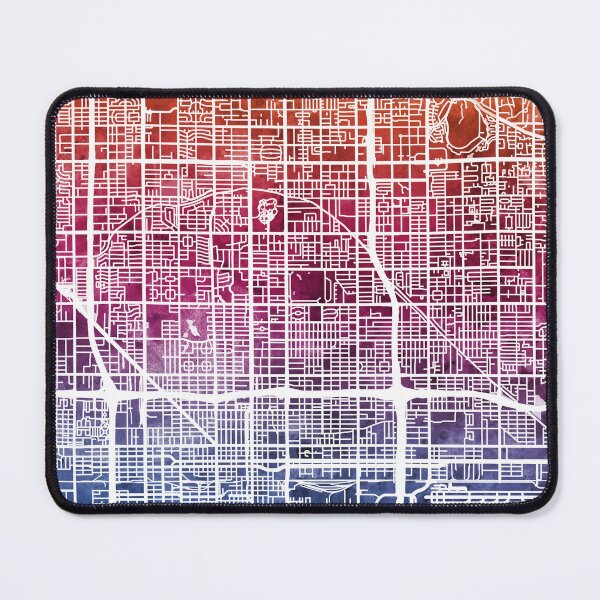 Item preview, Phoenix Arizona City Map designed and sold by ArtPrints.