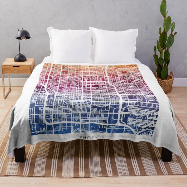 Item preview, Phoenix Arizona City Map designed and sold by ArtPrints.