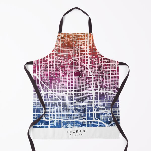 Item preview, Phoenix Arizona City Map designed and sold by ArtPrints.