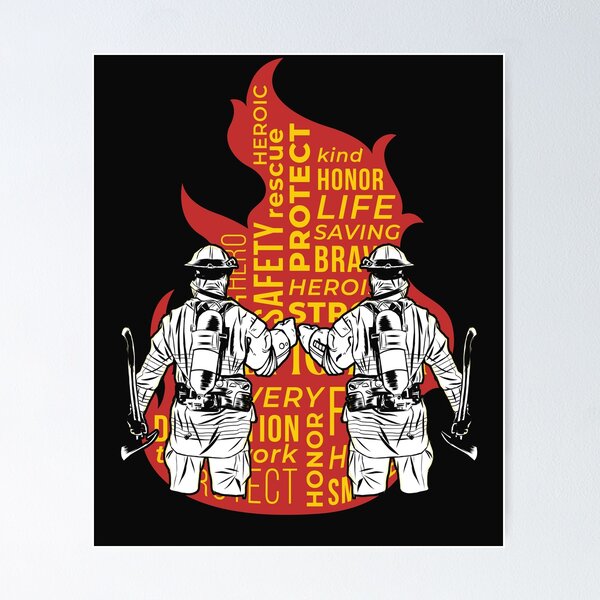 Item preview, Fire Department Firefighters Bro Fist designed and sold by ChrisFeil.