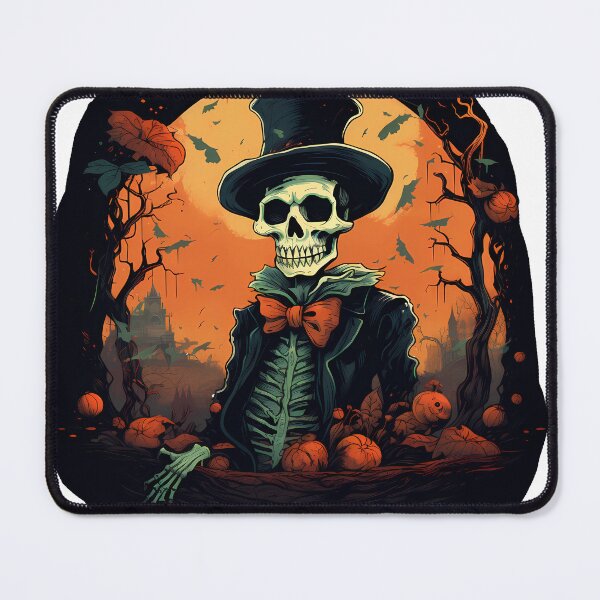 Item preview, Dr Skeleton Death Halloween Pumpkins and Bats designed and sold by Flying Penguins.
