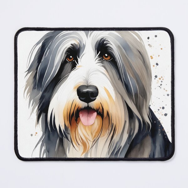 Item preview, Bearded Collie Watercolour designed and sold by artificialnctrn.