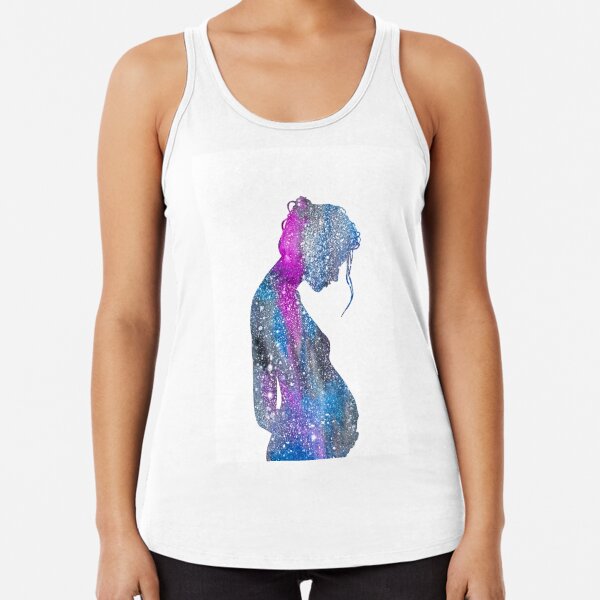 Pregnant - pregnancy Tank Top by Cardvibes.com - Tekenaartje.nl