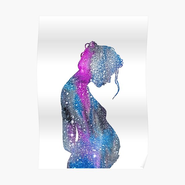 Posters Sur Le Theme Femme Enceinte Aquarelle Redbubble