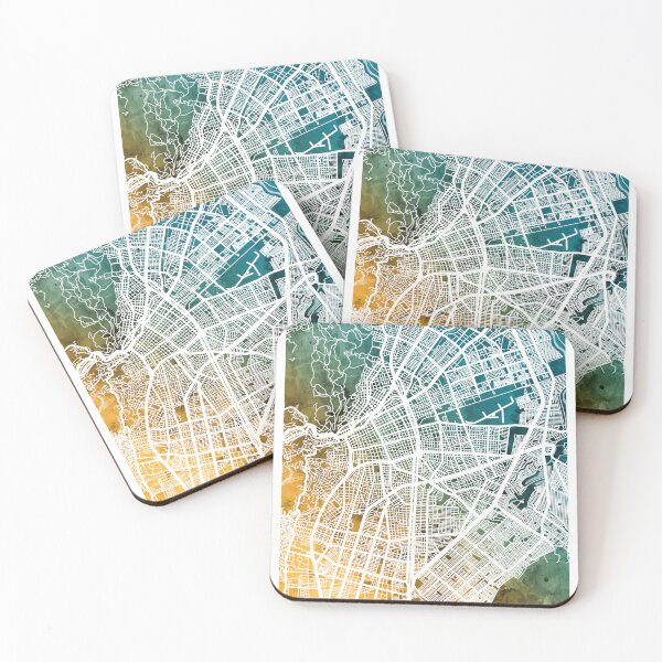Item preview, Cali Colombia City Map designed and sold by ArtPrints.