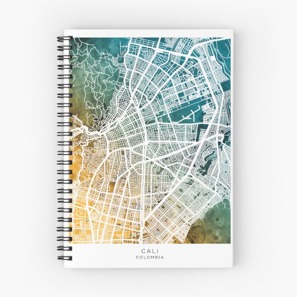 Item preview, Cali Colombia City Map designed and sold by ArtPrints.