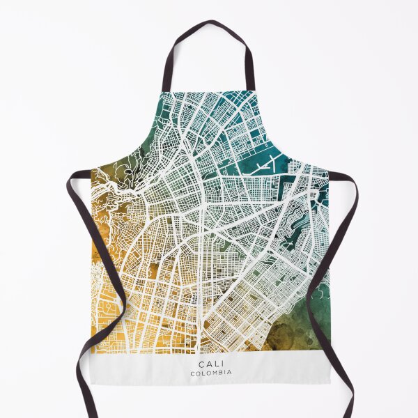 Item preview, Cali Colombia City Map designed and sold by ArtPrints.
