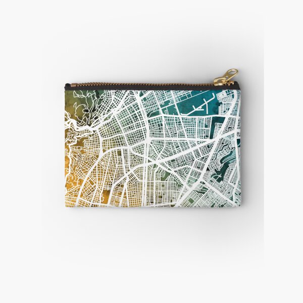 Artikelvorschau, Stadtplan von Cali, Kolumbien entworfen und verkauft von ArtPrints.