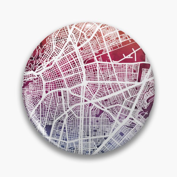 Artikelvorschau, Stadtplan von Cali, Kolumbien entworfen und verkauft von ArtPrints.