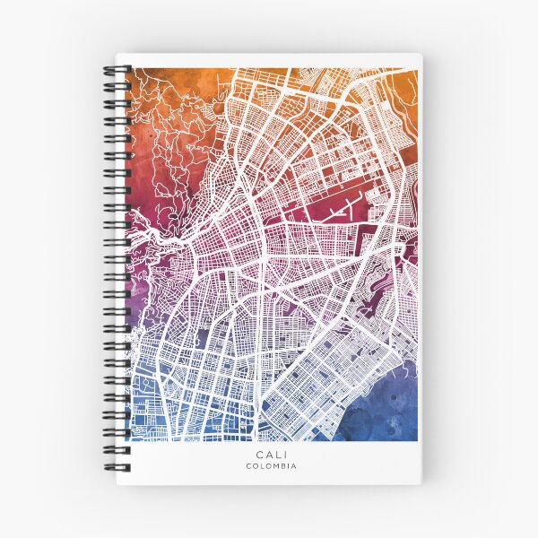 Item preview, Cali Colombia City Map designed and sold by ArtPrints.