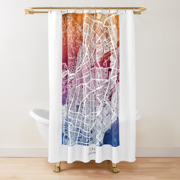 Item preview, Cali Colombia City Map designed and sold by ArtPrints.