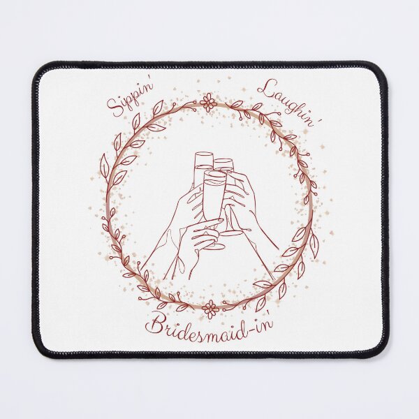 Item preview, Sippin', Laughin', Bridesmaid-In' Golden designed and sold by Marydays.
