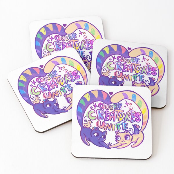 Item preview, Queer creatures unite designed and sold by whiskiart.