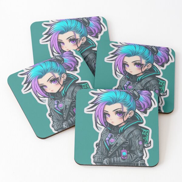 Item preview, Cute Cyberpunk Girl designed and sold by illusionbrain.
