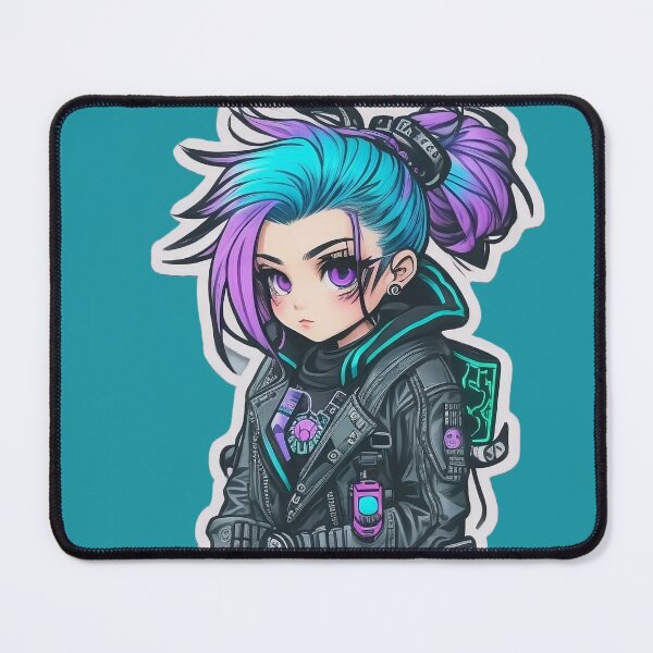 Item preview, Cute Cyberpunk Girl designed and sold by illusionbrain.