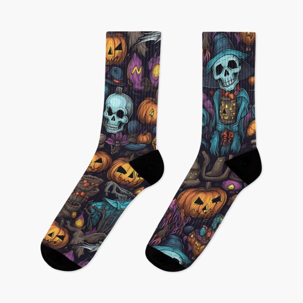 Item preview, xNightmare Frights: Seamless Halloween Horror Patterns designed and sold by AlienSkinEyes.