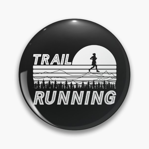 Item preview, Trail running in sunset with mountains and forest designed and sold by wejollydigitals.