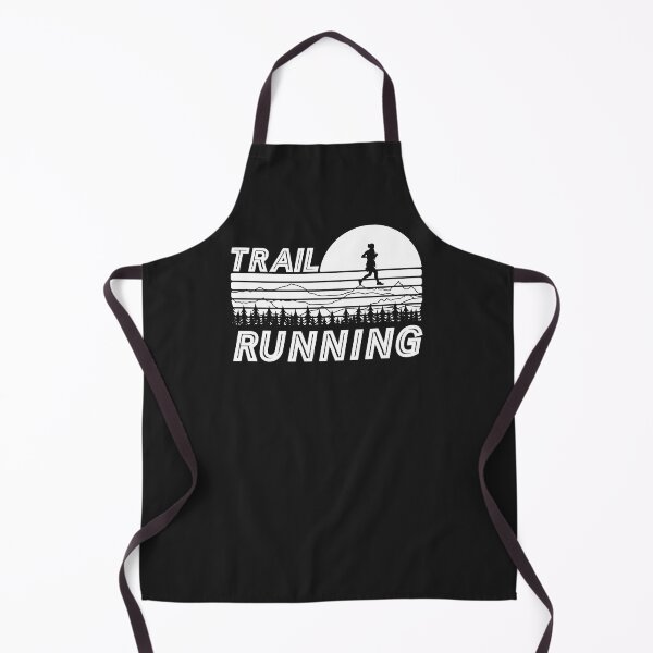 Item preview, Trail running in sunset with mountains and forest designed and sold by wejollydigitals.