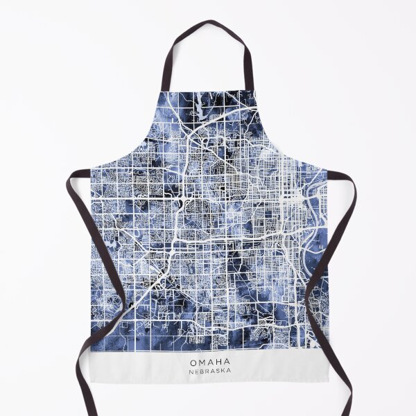 Item preview, Omaha Nebraska City Map designed and sold by ArtPrints.