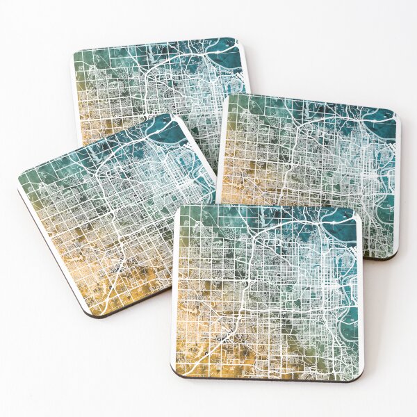 Item preview, Omaha Nebraska City Map designed and sold by ArtPrints.