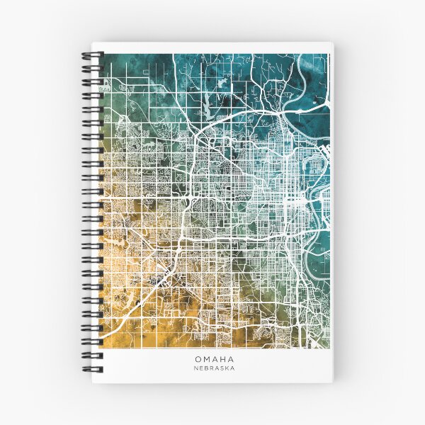 Item preview, Omaha Nebraska City Map designed and sold by ArtPrints.