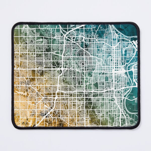 Item preview, Omaha Nebraska City Map designed and sold by ArtPrints.