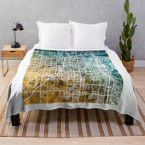 Item preview, Omaha Nebraska City Map designed and sold by ArtPrints.