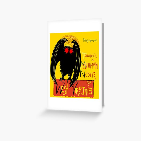 Item preview, Mothman Noir Mashup designed and sold by GetHoppedWV.