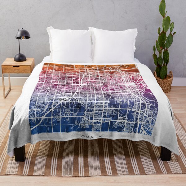 Item preview, Omaha Nebraska City Map designed and sold by ArtPrints.