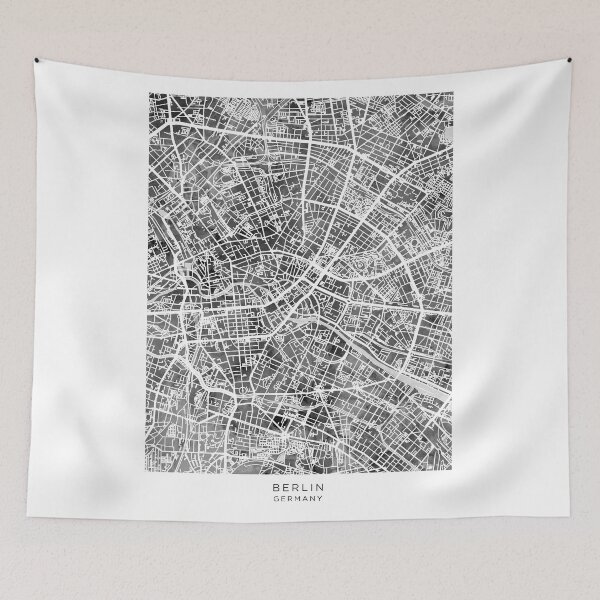 Item preview, Berlin Germany City Map designed and sold by ArtPrints.