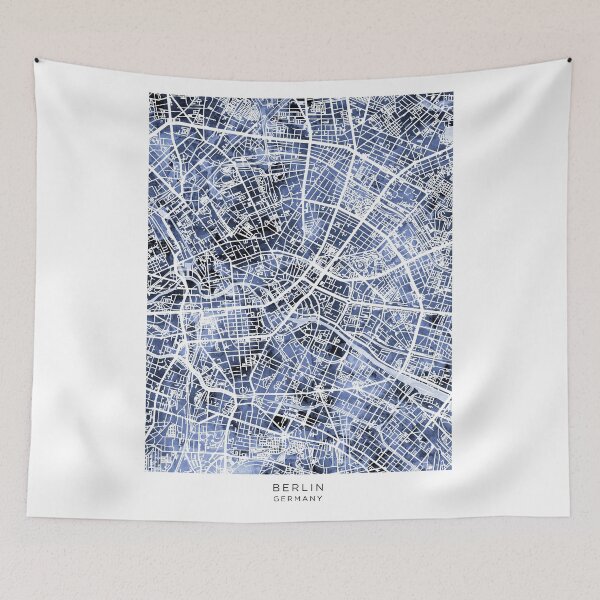Item preview, Berlin Germany City Map designed and sold by ArtPrints.