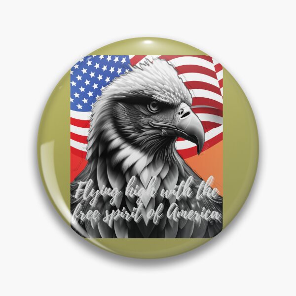 Item preview, flyiny high with the free spirit of america designed and sold by JASPE INK.