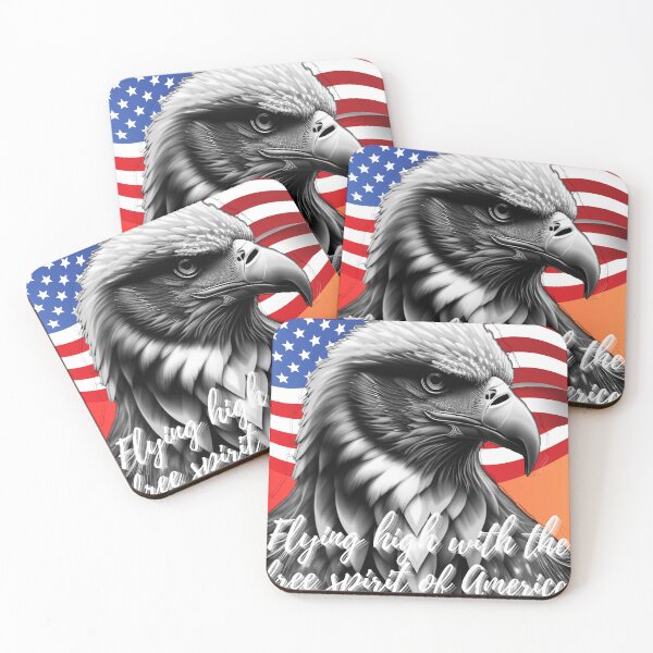 Item preview, flyiny high with the free spirit of america designed and sold by JASPE INK.