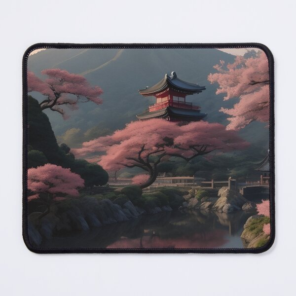 Item preview, Zen Inspired Scenes Of Japan - Sakura, Shrines And Fuji Art designed and sold by Sandydesign.