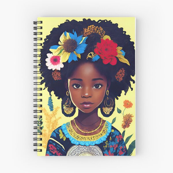 Aperçu de l'œuvre Belle fille noire bohème afrocentrique créée et vendue par bobbi-gyre.