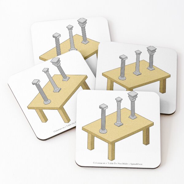 Item preview, Columns on a Table (textured version) designed and sold by toolongdidntdraw.