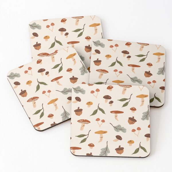 Item preview, Calm Woodland Mushrooms designed and sold by ohjessmarie.